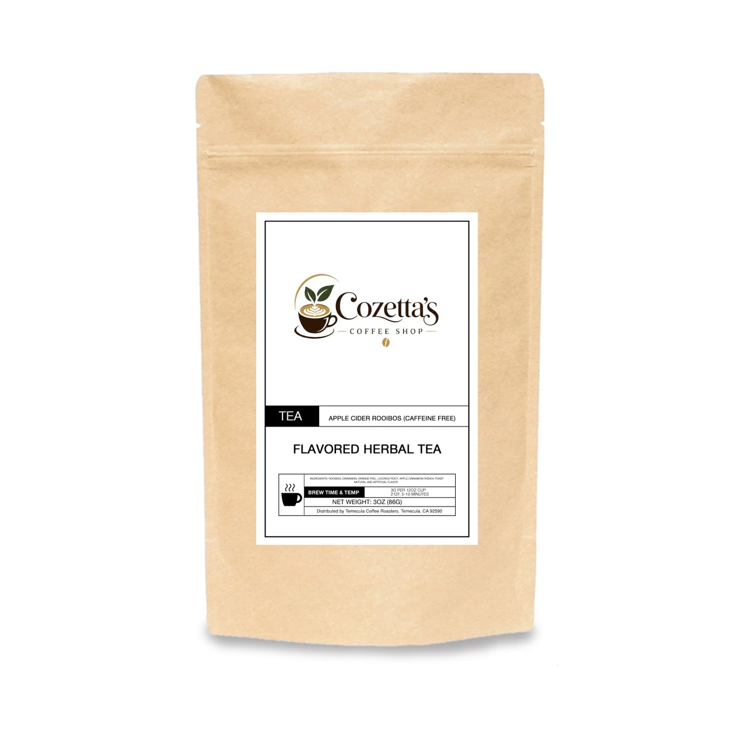 Rooibos con sabor a sidra de manzana